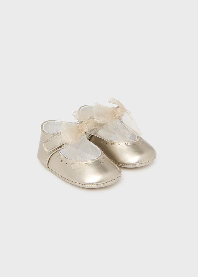 Light Gold Dressy Mary Jane Shoe