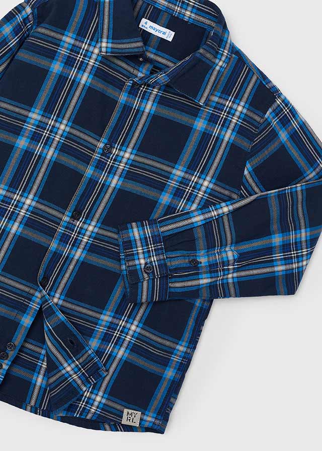 Blue L/S Check Shirt