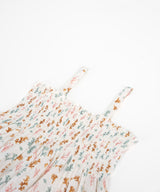 Coral Print Woven Dress