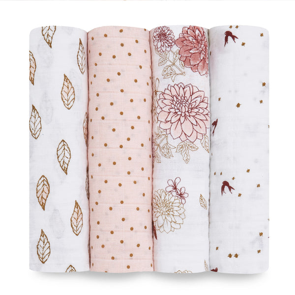 Classic Muslin 4-Pack Swaddle