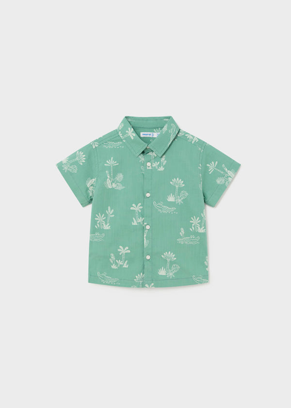 Green Jungle Button Up Shirt
