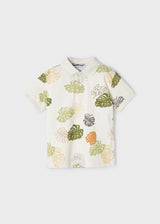 Milk Palm Short Sleeve Polo