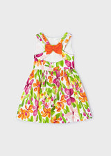 Multicolor Floral Satin Printed Dress
