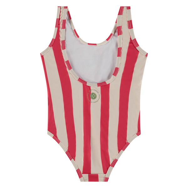 Teaberry Stripe Swimsuit