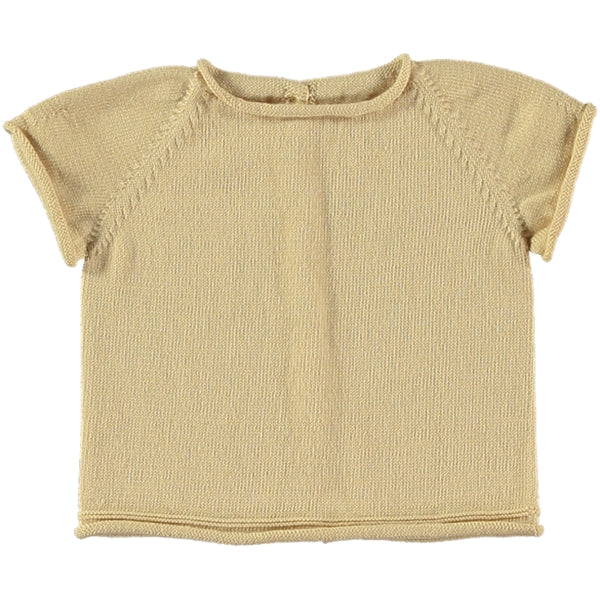 Blondy Knit Shirt w/ Stripe Short SET
