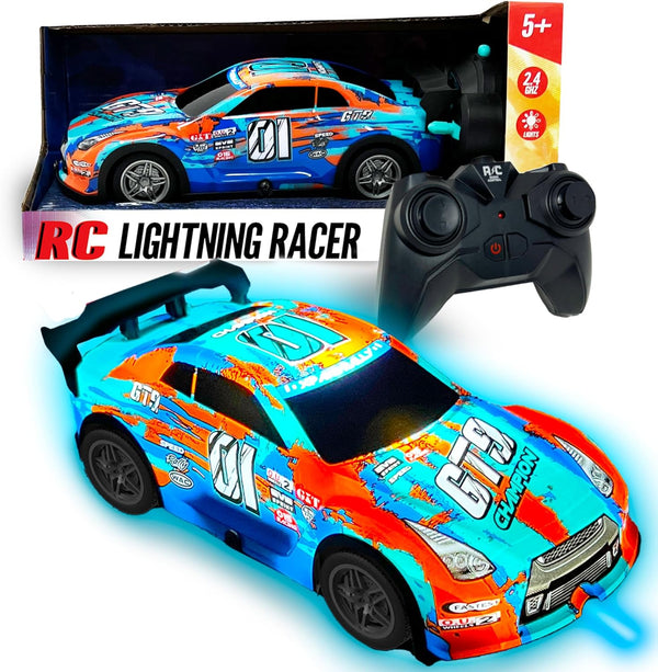 RC Lightning Racer - Blue & Orange