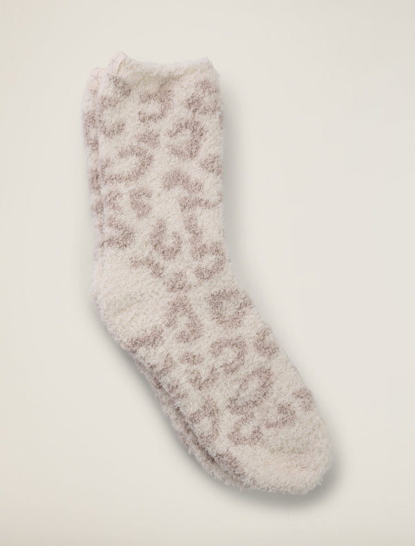 Cozychic Womens Barefoot in the Wild Socks- Cream/Stone
