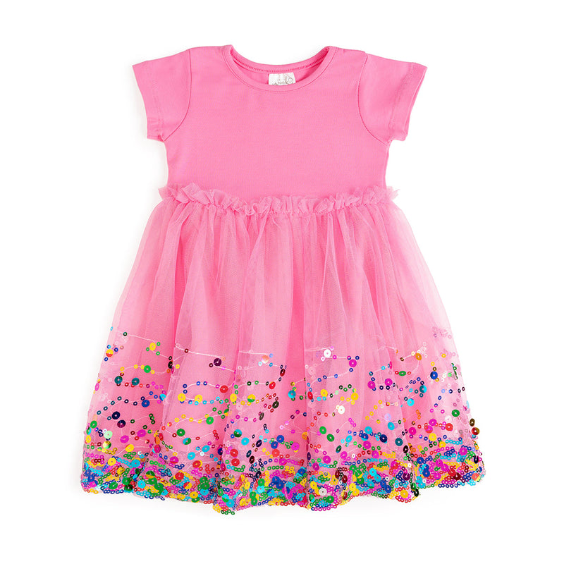 Raspberry Confetti Dress