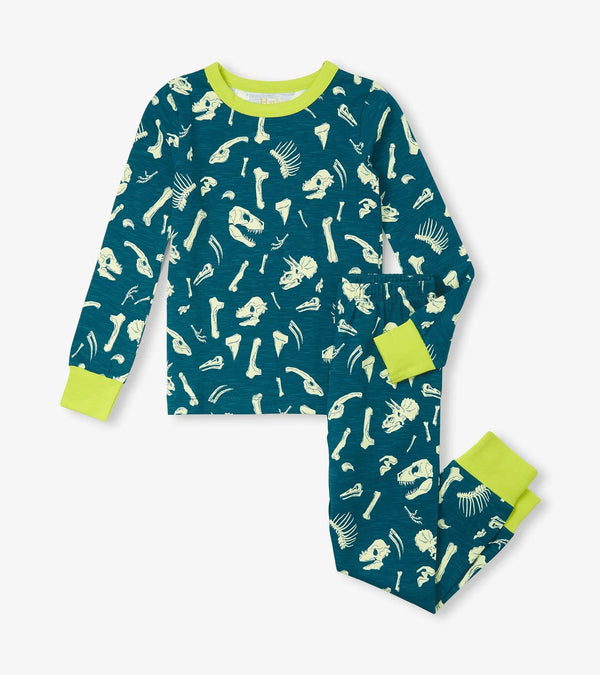 Dino Fossil Glow in the Dark PJ SET