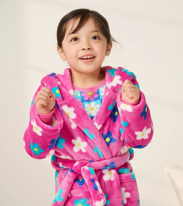 Daisy Fuzzy Fleece Robe