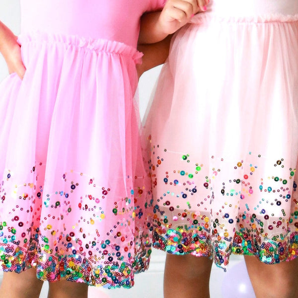 Raspberry Confetti Dress