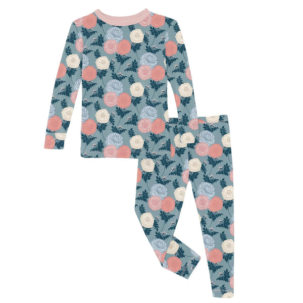 Stormy Sea Enchanted Floral PJ SET