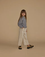 Blue Daisy Straight Leg Denim Pant