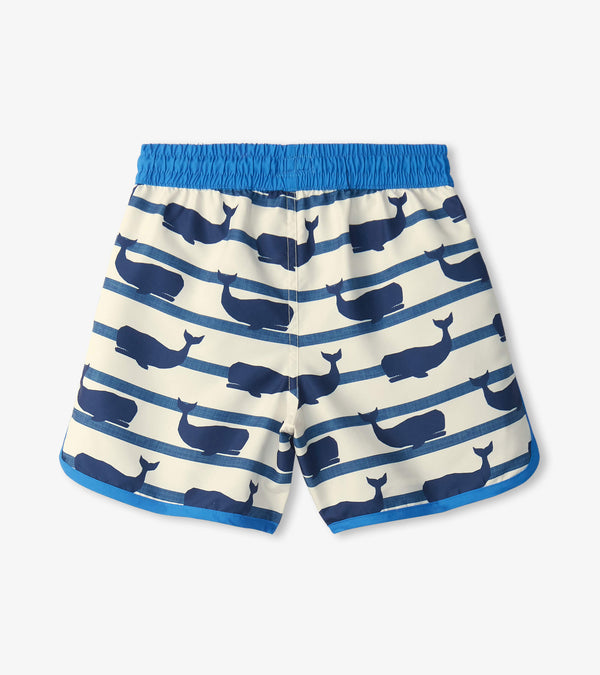 Nautical Whale Swim Shorts