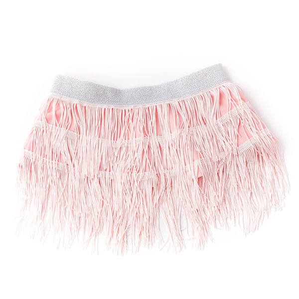 Fringe Skirt - Light Pink