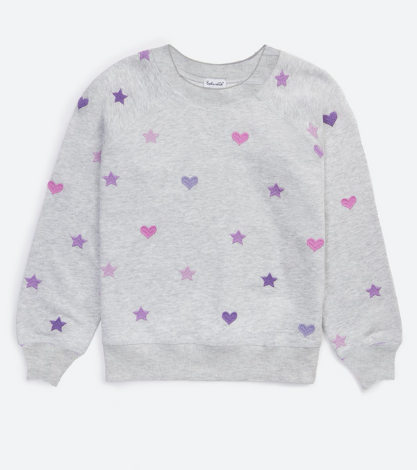 Funfetti Heart & Star Sweatshirt