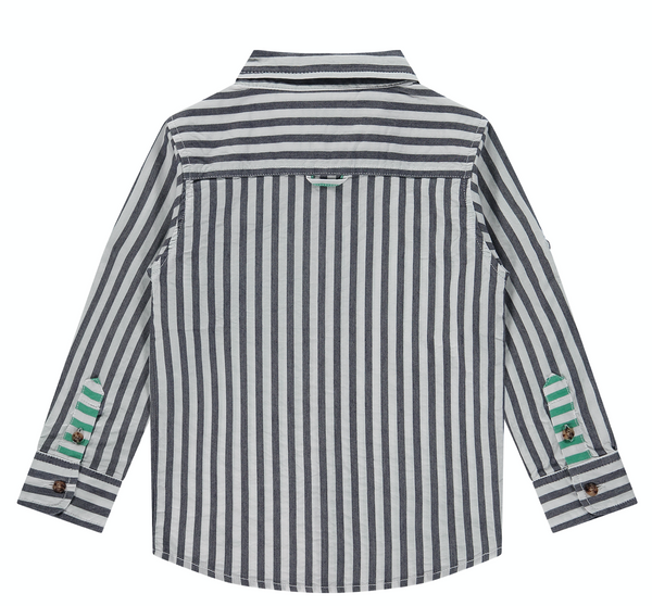 Dark Royal & White Stripe LS Shirt