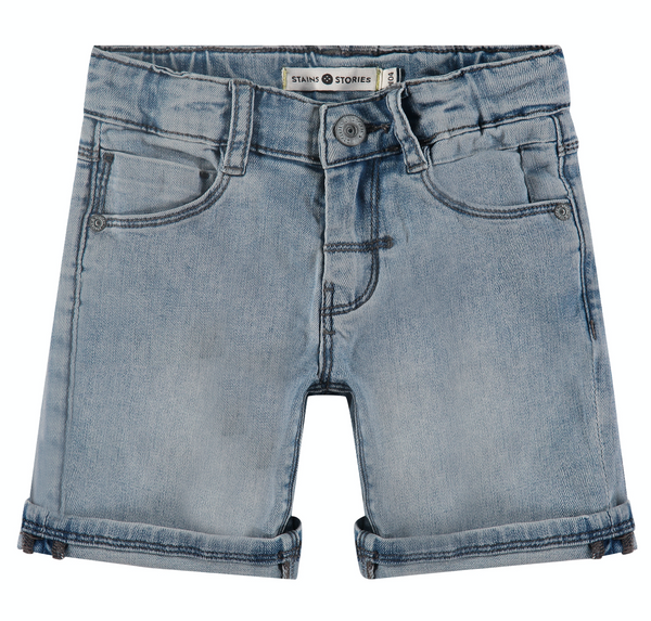 Medium Blue Denim Shorts