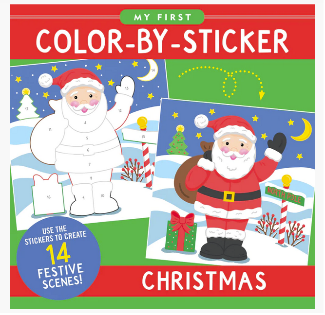 Color by sticker Christmas