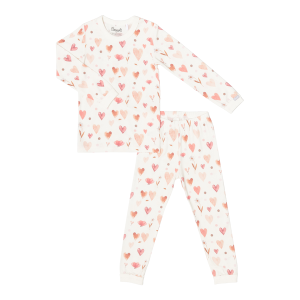 Pink Heart PJ SET