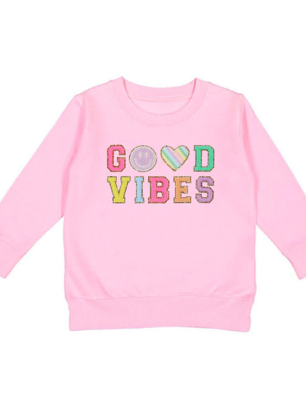 Good Vibes Patch Sweatshirt
