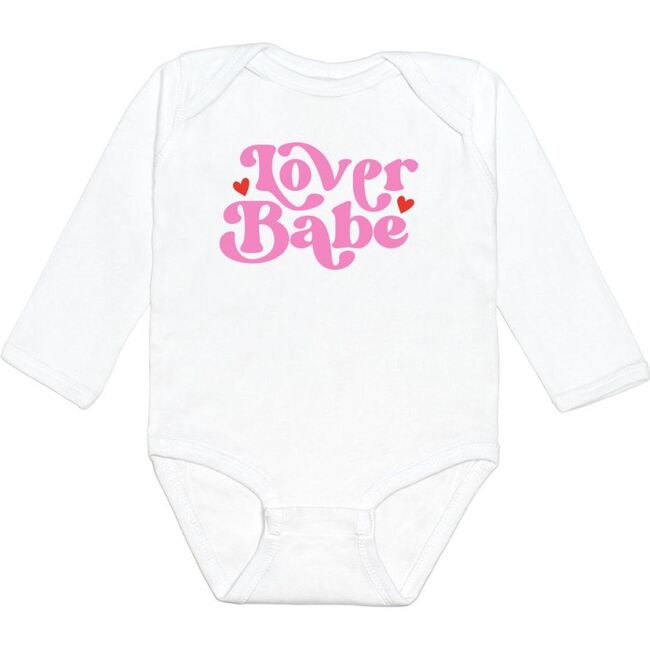 Lover Babe LS Bodysuit - White