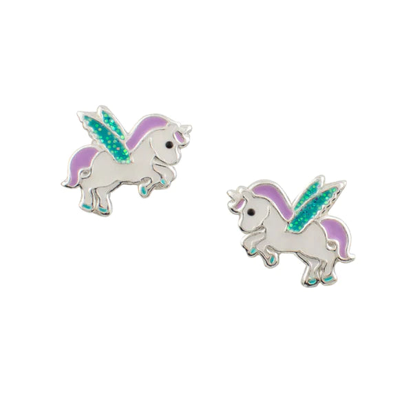 Winged Unicorn Studs