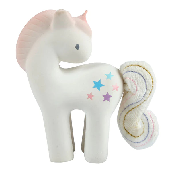 Cotton Candy Unicorn Rubber Toy