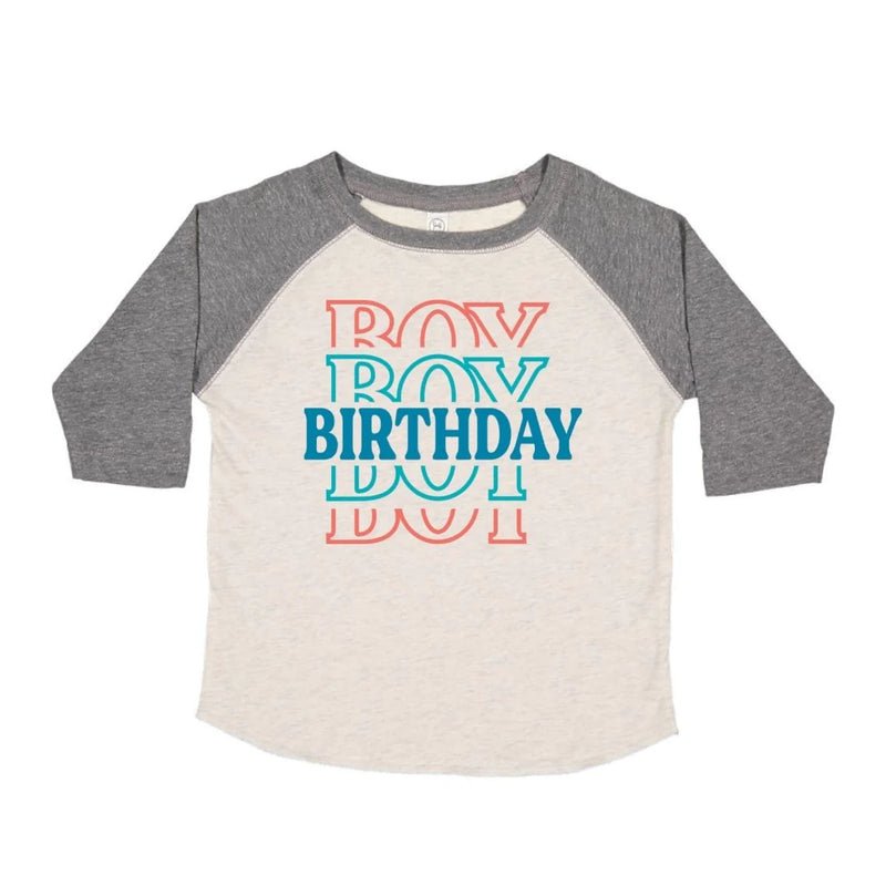 Birthday Boy Retro Long Sleeve Shirt