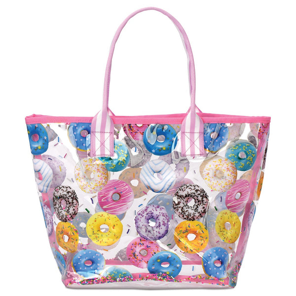 Go Donuts Clear Tote Bag