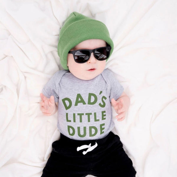 Dads Little Dude SS Bodysuit
