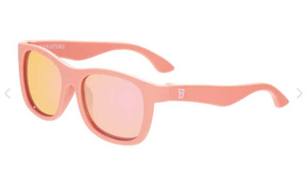 Perfectly Papaya Polarized Navigator Sunglasses 6+