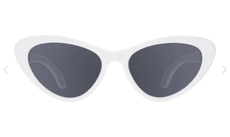 Wicked White Cat Eye Sunglasses 0-2Y