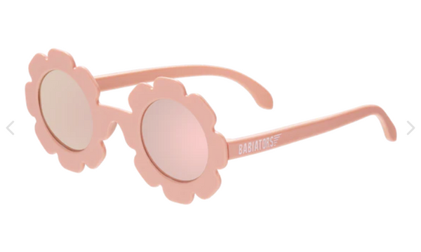 Peachy Keen Flower Polarized Sunglasses 3-5Y